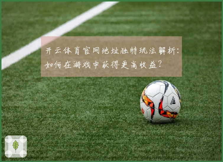 开云体育官网地址独特玩法解析：如何在游戏中获得更高收益？